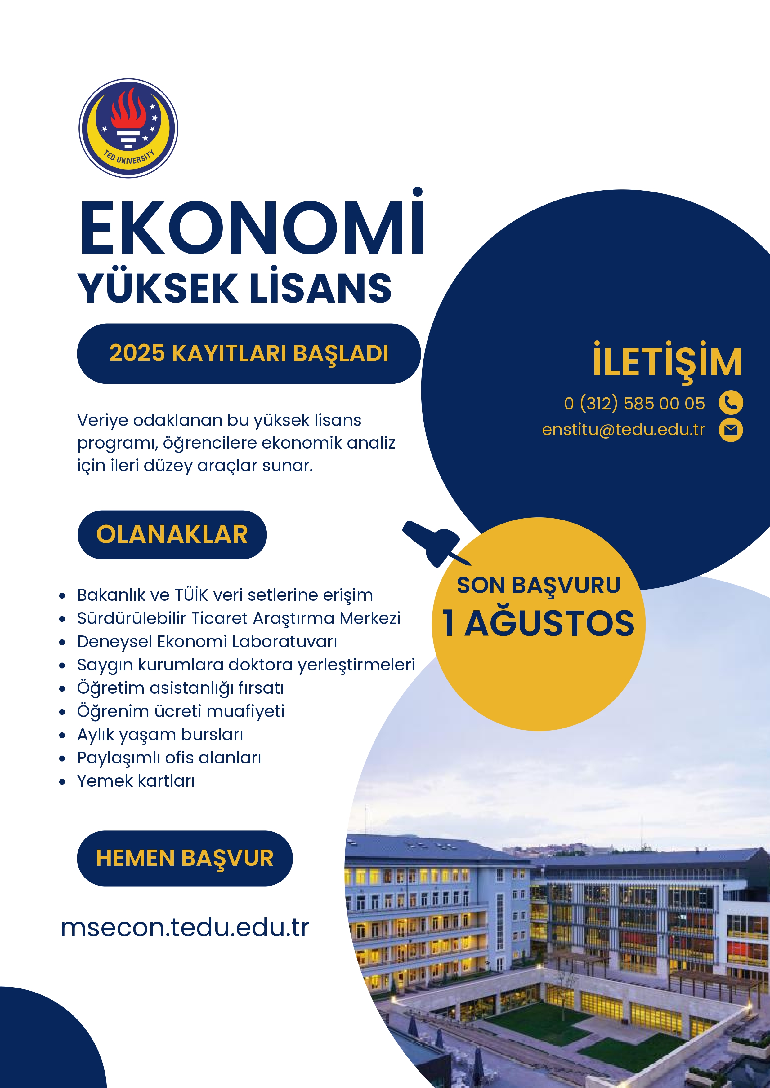 TEDU Ekonomi Yüksek Lisans Tanıtımı
