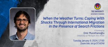 When the Weather Turns: Coping With Shocks Through International Migration in the Presence of Search Frictions